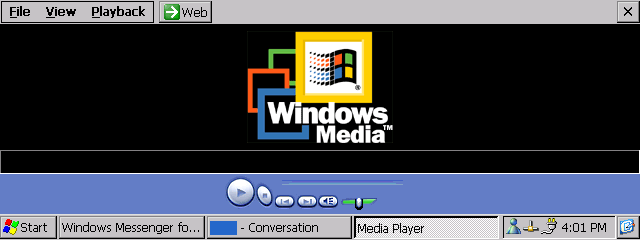 Windows CE .net 4.1 Windows Media Player